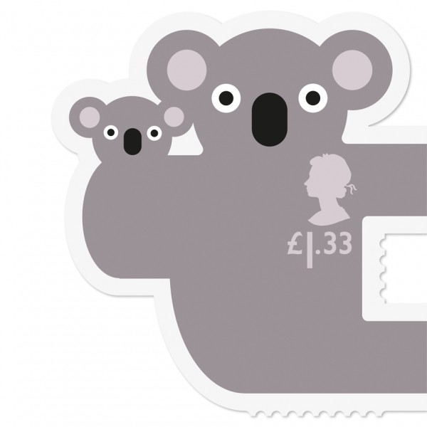 Animail stamp range for the Royal Mail designed by Osbourne Ross