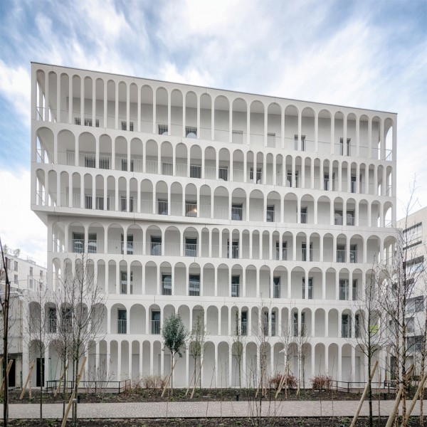 Photograph by Pierre L'Excellent of Arches Boulogne by Antonini Darmon, a social housing scheme in Paris, France