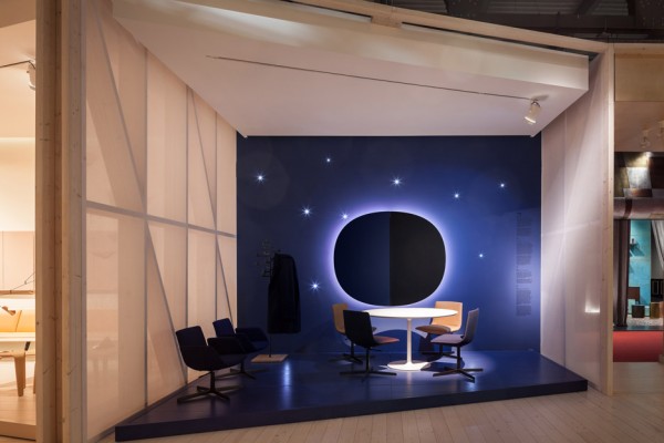 Arper furniture exhibition design for Milan Design Week 2016