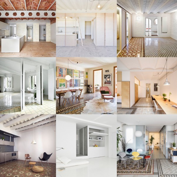 Apartments in Barcelona feature on Dezeen’s new Pinterest board