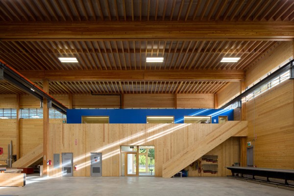 Passive House factory architecture in Pemberton, British Columbia, Canada by Hemsworth Architecture. Photograph by Ema Peter