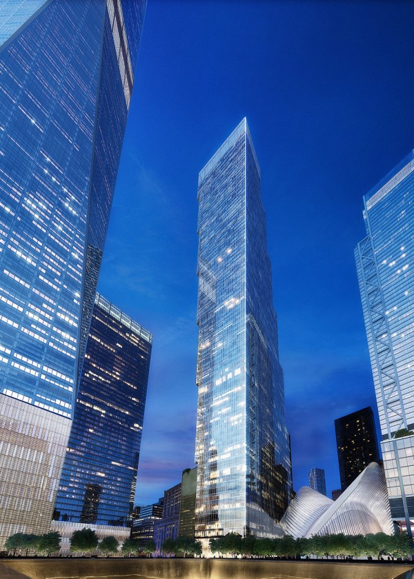 Image by DBOX. BIG 2 World Trade Center proposal in New York, USA