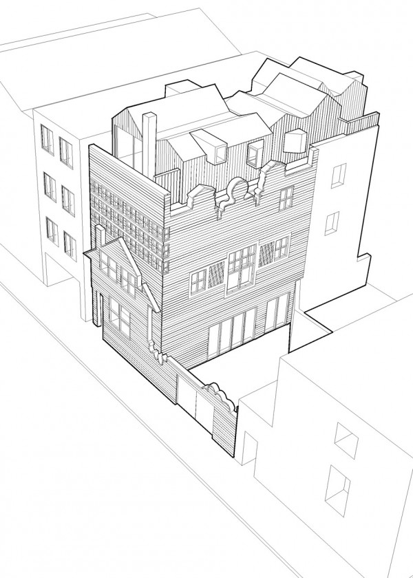 FAT's Blue House set for rooftop extension by Sean Griffiths