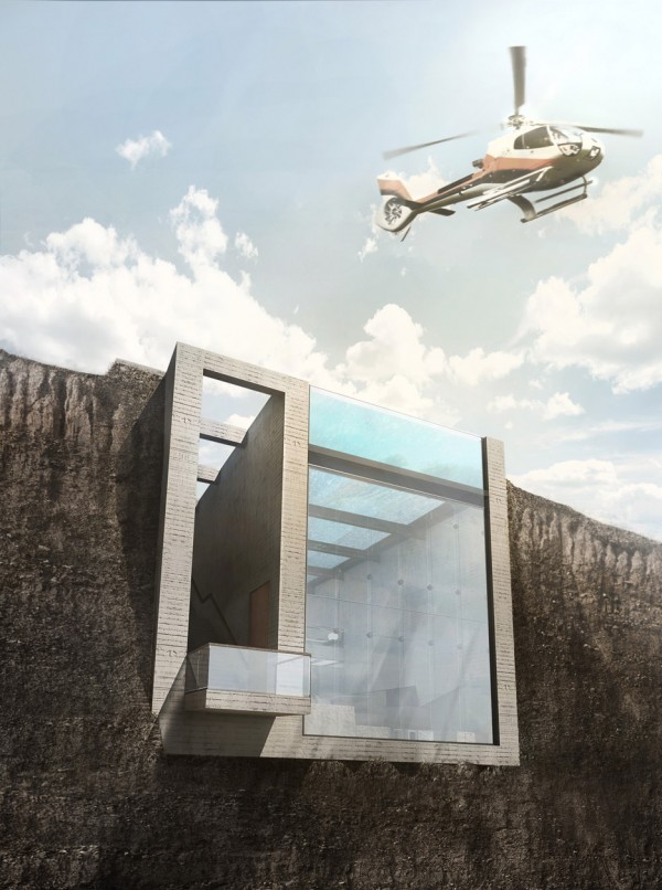 Casa Brutale cliff residence by OPA gets go ahead for construction in Lebanon