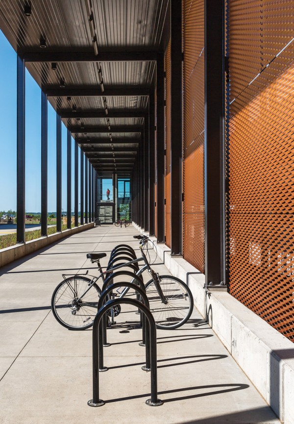 Campus Parking Facility by Substance Architecture in West Des Moines, Iowa.