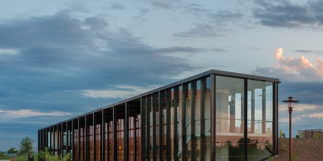 Campus Parking Facility by Substance Architecture in West Des Moines, Iowa.