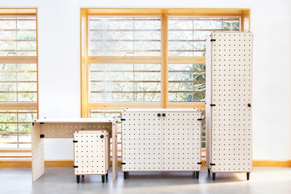 Crisscross flatpack furniture by Sam Wrigley