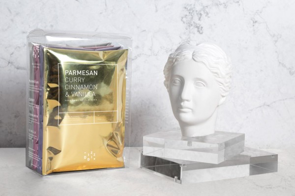 Product design: Diz Diz gourmet microwave popcorn