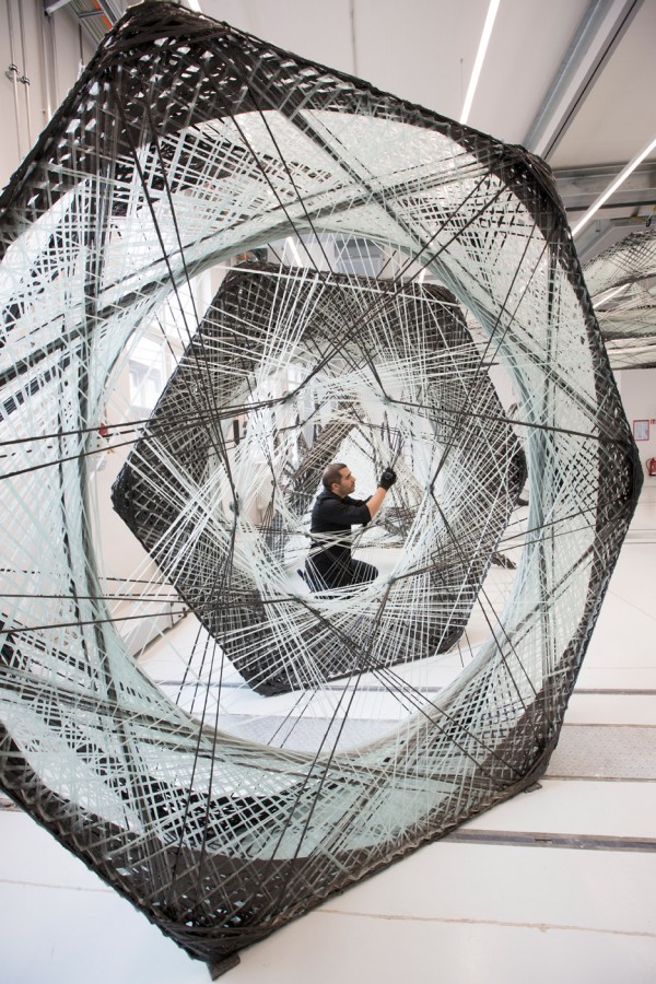 The Elytra Filament Pavilion by a team from University of Stuttgart