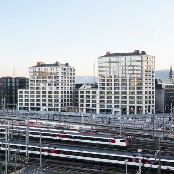 Europaallee Baufeld E, Zurich, Switzerland, by Caruso St John Architects and Bosshard Vaquer Architekten
