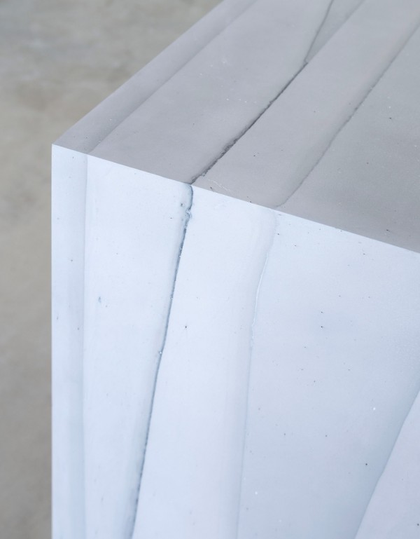 The Fade series of sculptural furniture by Mastrangelo's MMaterial collection shown at New York Design Week