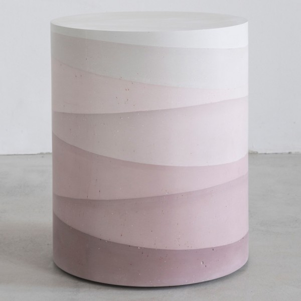 The Fade series of sculptural furniture by Mastrangelo's MMaterial collection shown at New York Design Week