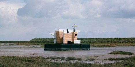 Matthew Butcher launches floating weather station on Essex’s Thames Estuary