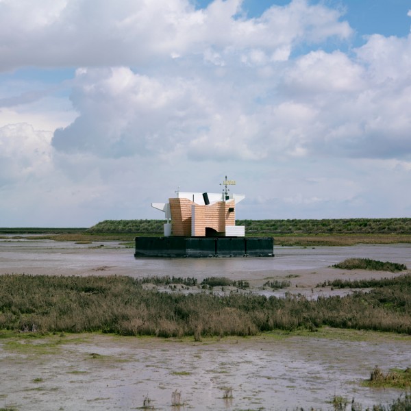 Matthew Butcher launches floating weather station on Essex’s Thames Estuary