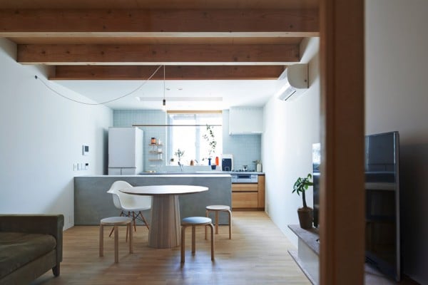 Gandare residential project by Ninkipen! architecture in Osaka