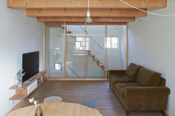 Gandare residential project by Ninkipen! architecture in Osaka