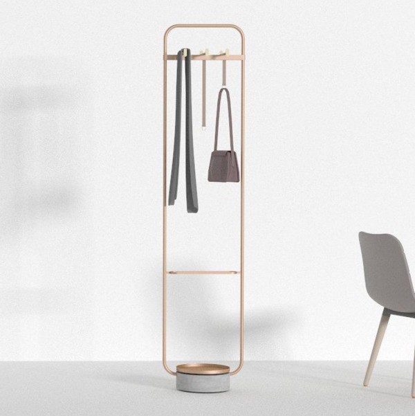 Hanger is a minimal clothes stand designed by Chinese studio Neri & Hu