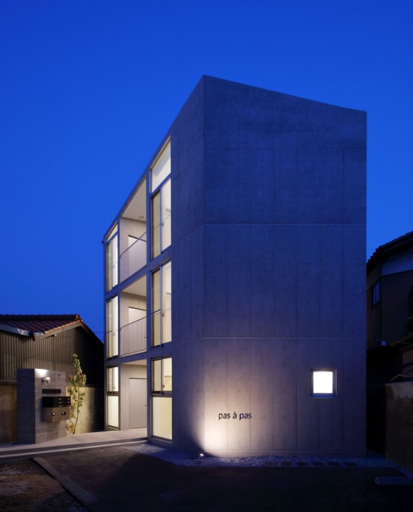 Hikone studio apartments in Japan by Alphaville architects