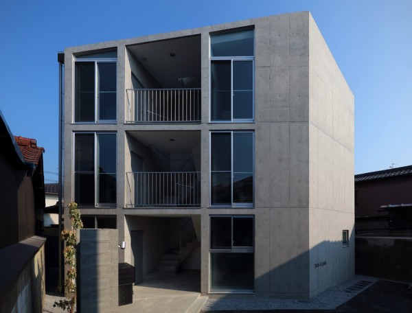 Hikone studio apartments in Japan by Alphaville architects
