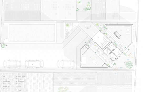 Hikone studio apartments in Japan by Alphaville architects