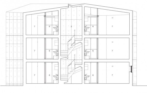 Hikone studio apartments in Japan by Alphaville architects