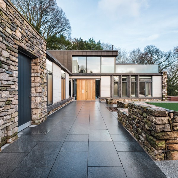 Residential Architecture: Stone and zinc house in Cumbria, England by Bennetts Associates