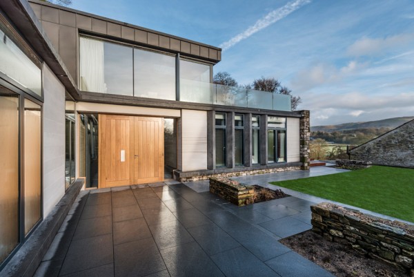Residential Architecture: Stone and zinc house in Cumbria, England by Bennetts Associates