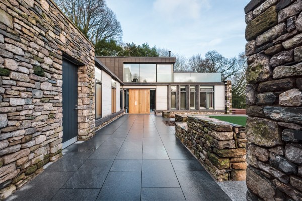 Residential Architecture: Stone and zinc house in Cumbria, England by Bennetts Associates