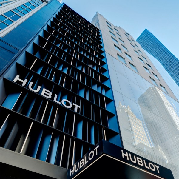 Hublot Fifth Avenue in New York City, retail architecture and interiors by Peter Marino. Photograph by Adrian Wilson