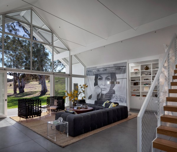 Hupomone Ranch residential conversion by Turnbull Griffin Haesloop in the Chileno Valley