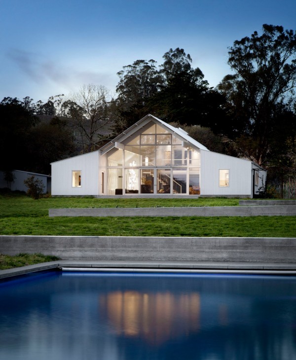 Hupomone Ranch residential conversion by Turnbull Griffin Haesloop in the Chileno Valley