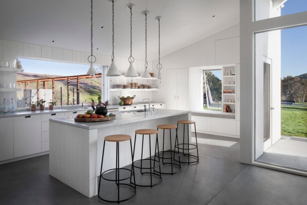 Hupomone Ranch residential conversion by Turnbull Griffin Haesloop in the Chileno Valley