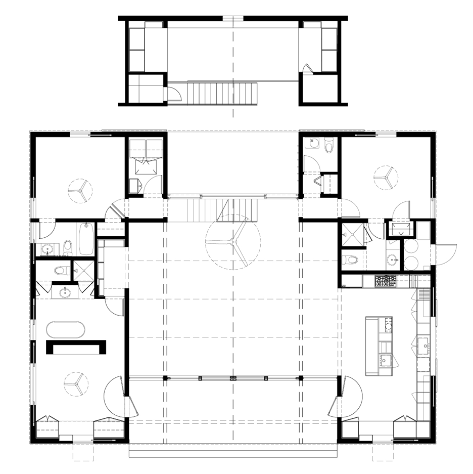 Hupomone Ranch residential conversion by Turnbull Griffin Haesloop in the Chileno Valley