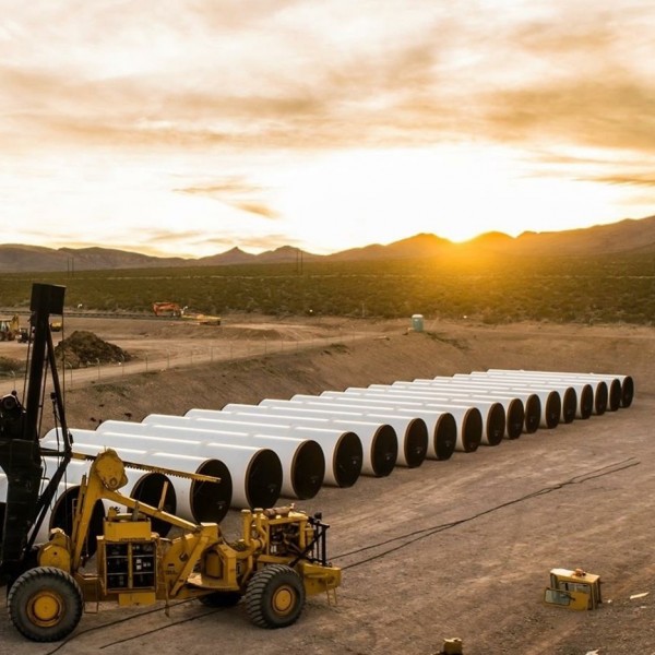 Hyperloop One project undergoes air propulsion test in the Nevada desert