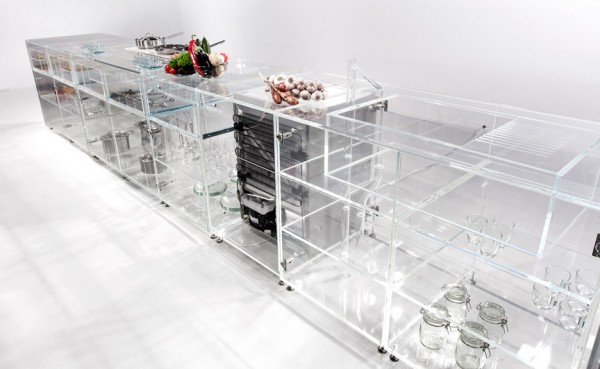 Infinity kitchen by MVRDV unveiled at the Venice Biennale 2016 is completely transparent