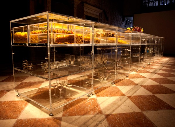 Infinity kitchen by MVRDV unveiled at the Venice Biennale 2016 is completely transparent