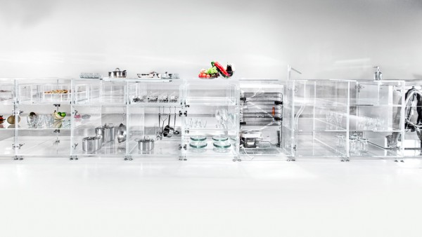 Infinity kitchen by MVRDV unveiled at the Venice Biennale 2016 is completely transparent