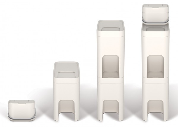 Stack waste bin designed by PearsonLloyd for Joseph Joseph