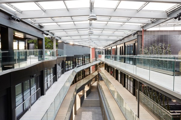 Atrium co-working space by Tom Dixon and Design Research Studio in London, UK