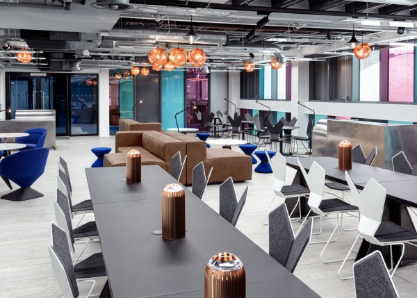 Atrium co-working space by Tom Dixon and Design Research Studio in London, UK