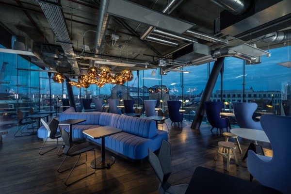 Atrium co-working space by Tom Dixon and Design Research Studio in London, UK