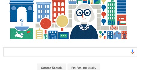 Jane Jacobs Google Doodle