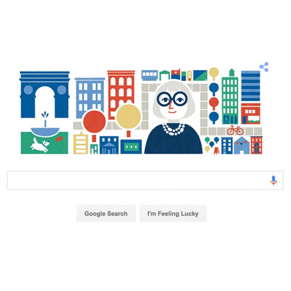 Jane Jacobs Google Doodle