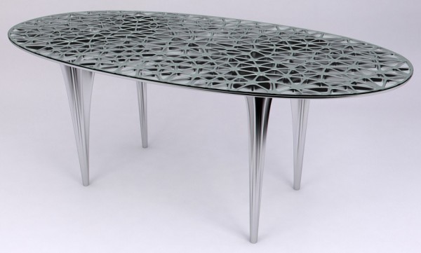 Janne Kyttanen extends collection with explosion welded furniture at New York Design Week