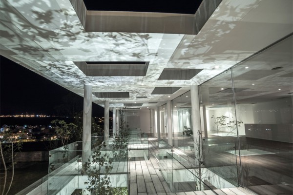 Julio Hernandez house by Roof Arquitectos, a white house in Mexico