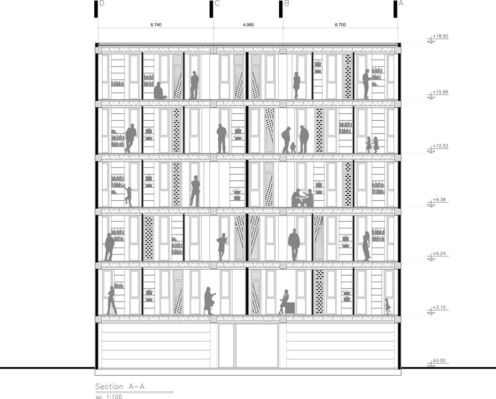 Kahrizak residential building by CAAT Studio
