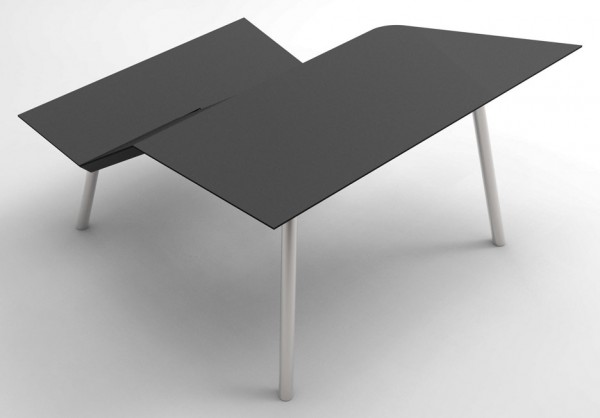 The Last Writing Desk designed by Frans Willigers is a chair and desk hybrid