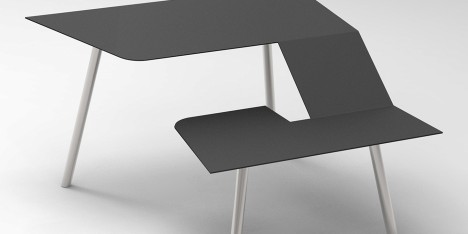 The Last Writing Desk designed by Frans Willigers is a chair and desk hybrid