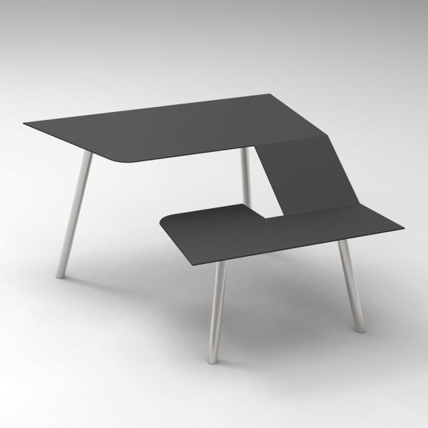 The Last Writing Desk designed by Frans Willigers is a chair and desk hybrid