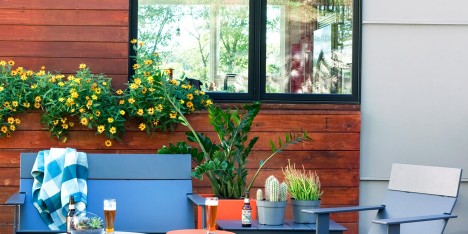 Lollygagger outdoor furniture by Loll Designs at Clerkenwell design week 2016